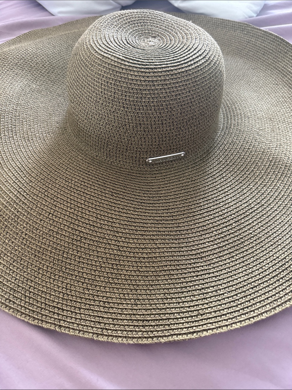 Polo by Ralph Lauren Wide Brim Straw Sun Hat - Taupe/Brown
